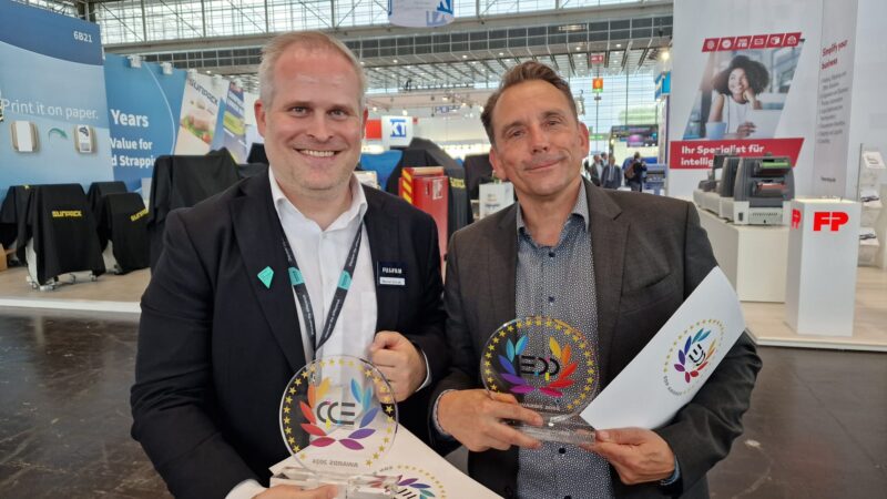 Manuel Schrutt, Director Business Strategy Packaging, Global, Fujifilm and Stefan Steinle, FUJIFILM Integrated Inkjet Sol