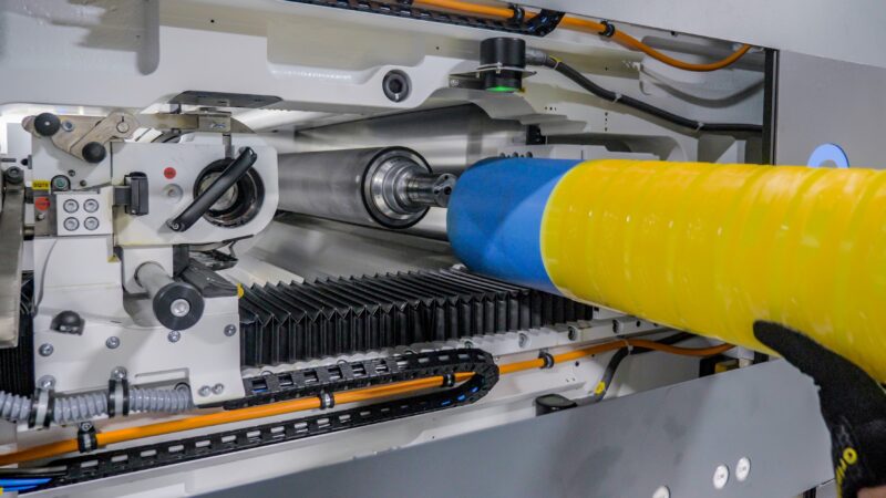 FLEXCEL Prime Plate_ on sleeve inserted into the press